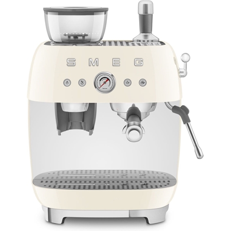 SMEG EGF03CREU Handmatige Espressomachine 50's Style - Creme