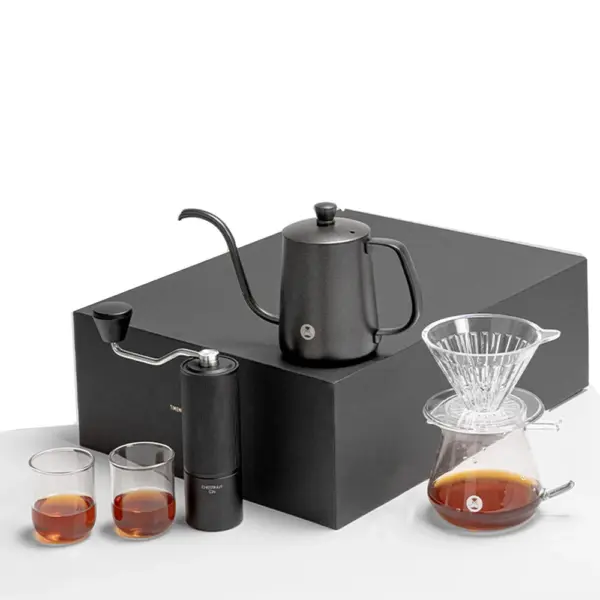 TIMEMORE Handgebrouwen Koffiemaker Set Thuis Druppelkoffie Handgebrouwen Cadeau Doos Handgebrouwen Koffiemolen Set Handk