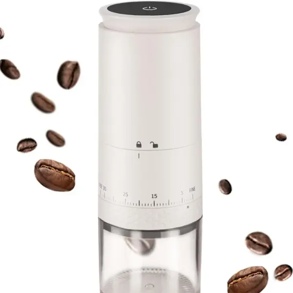 Draagbare elektrische koffie grinder 1500mAh batterijcapaciteit 38 versnelling verstelbare maalgraad conische koffiebone