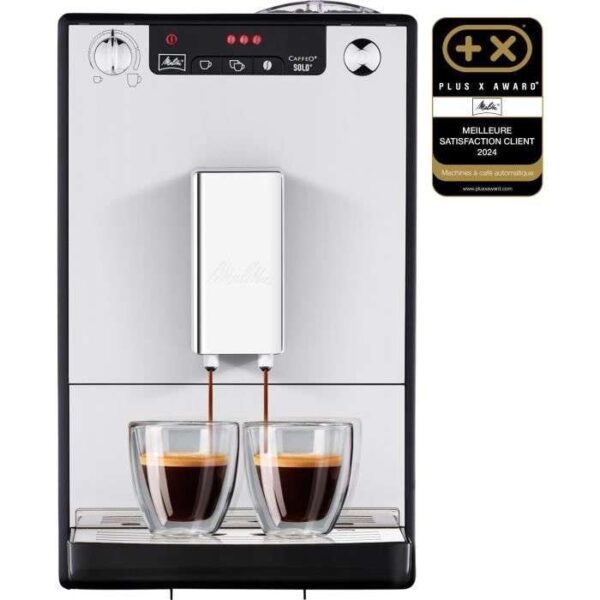 Melitta Solo Silver E950-103 Automatische koffie- en espressomachine met bonenmaler