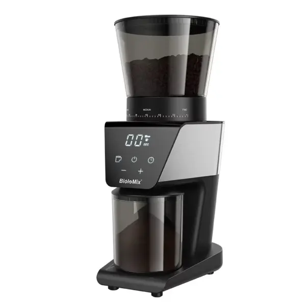 [EU Direct] BioloMix Automatische Koffiemolen Elektrische Koffiemolen 30 Tandwielen Met Magnetische Ring voor Espresso A
