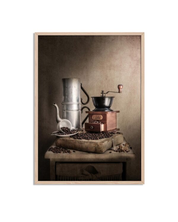 Vintage Koffiemolen Poster